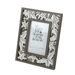 Nauticalia Photo Frame with Cutout Starfish, brown, 19x24cm