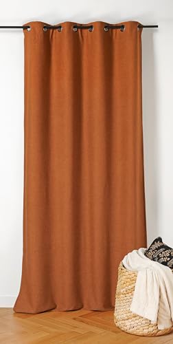 Linder Inuit TOMETTE Curtain with Eyelets Gun Barrel 140 x 260 cm