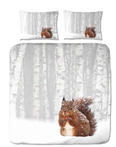 Papillon Milou Duvet Covers, Cotton, Multi-Coloured, 200 x 200/220 cm