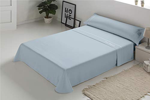 Pierre Cardin - Arcadia 100% Cotton Sheet Set - 135 cm Bed - Blue