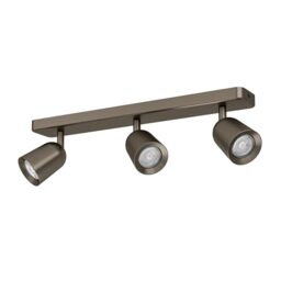 Eglo Spotlight bar Camaldoli, Kitchen Light Fitting with 3 Flexible Spots