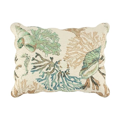 Barefoot Bungalow Pillow Sham, Jade, Standard