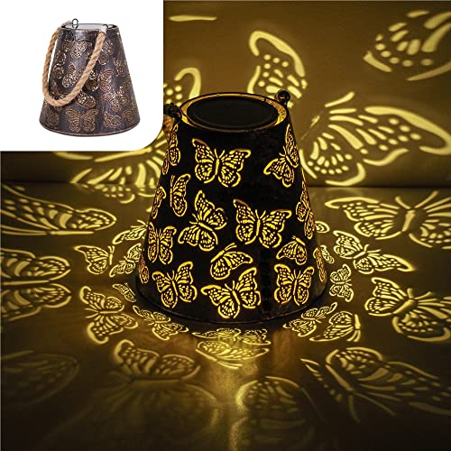 Gadgy Moroccan Solar Lantern - Outdoor Table Lights - Waterproof Garden Solar Lamp for Sustainable Lighting