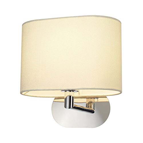 SLV Wall-Mounted Light SOPRANA Oval WL-1 / Wall Lighting Indoor, Surface-Mounted Light, Wall-Mounted Light, Ceiling Spotlight / E27 60W White