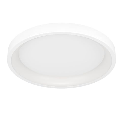 Eglo Connect.z Smart Home LED Ceiling Light fixtureLoretello-Z, dimmable lamp, ZigBee, Matter, app and Voice Control Alexa, Warm to Cool White, RGB, Ø 35 cm