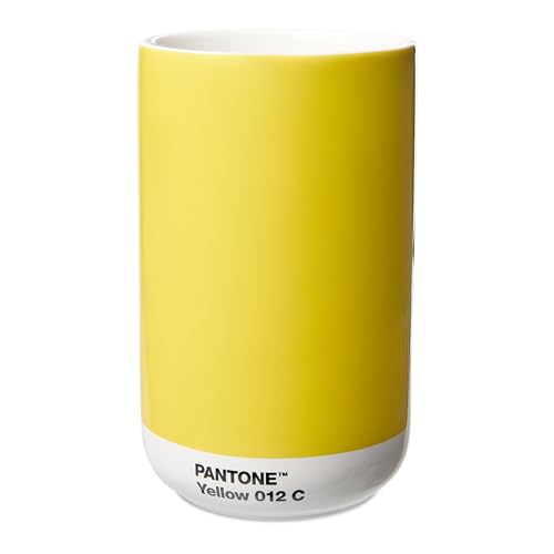 PANTONE Mini Porcelain Vase, in Gift Box, 500 ml, Yellow 012C