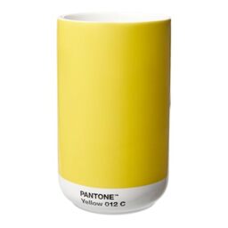 PANTONE Mini Porcelain Vase, in Gift Box, 500 ml, Yellow 012C
