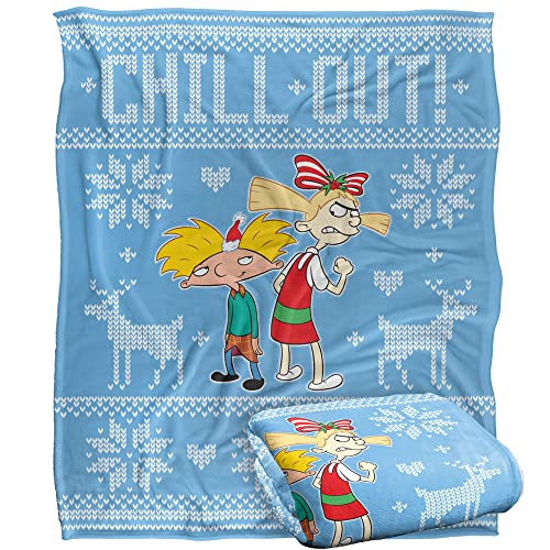 Ren And Stimpy Chill Out Silky Touch Super Soft Throw Blanket 152 X 127 Cm
