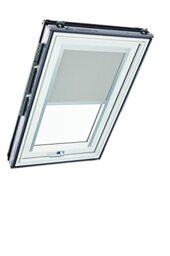 Original Roto Blackout Roller Blind ZRV Almost complete Blackout Guide Rail Silver For Roto Roof Windows Series Designo R6/R8, i8 and Classic 64/84 Size 054/098 - 05/09 Colour Light Grey