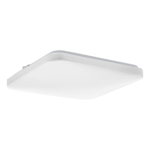 EGLO Frania LED Ceiling Light 1-Bulb Ceiling Light Material: Steel/Plastic/Colour: White Length 33 cm