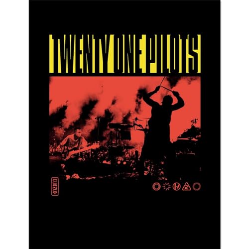 Pyramid International 21 Pilots (Live Fire) Collector Print (Framed) 30cm x 40cm - A Stunning Artwork to Enhance Your Collection or Living Space, One Size
