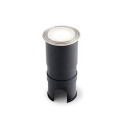 BODENN Decking Lights - Stainless Steel Outdoor Lights - Weatherproof Garden Lights - Marine Grade, Mains Operated LED Lighting - Buried Uplighters - IP67 Rated - Cool White Colour