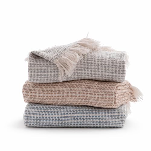 VIALMAN Plaid Seul 17 Colour Green - Multipurpose Bedspread 150 x 200 cm - Plaid Sofa Blanket Foulard - Bed Cover - Foulard for Sofa