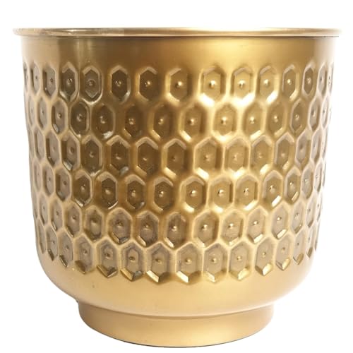 Leaf Metal Decorative Planter, 20cm
