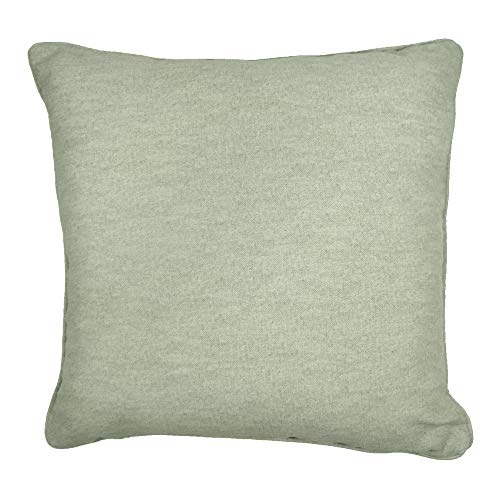 Fusion - Sorbonne - 100% Cotton Cushion Cover - 43x43cm (17x17) in Green