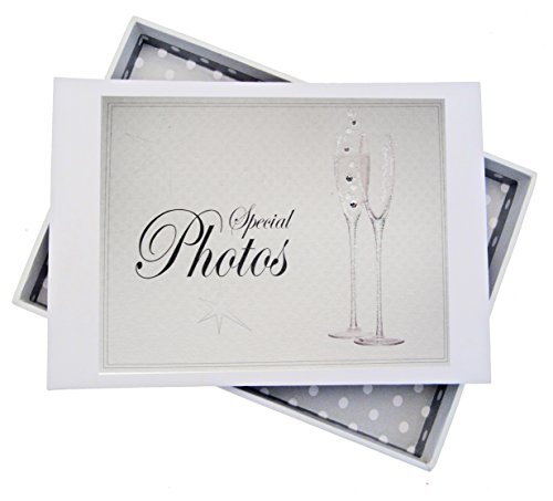 White Cotton Cards Special, Mini Photo Album, Flutes, FL1T, Board, 12.5 x 17.5 x 2.5 cm