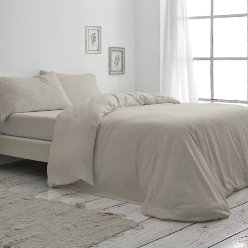 Burrito Blanco - Flannel Duvet Cover 100% Cotton Bed 90 Linen