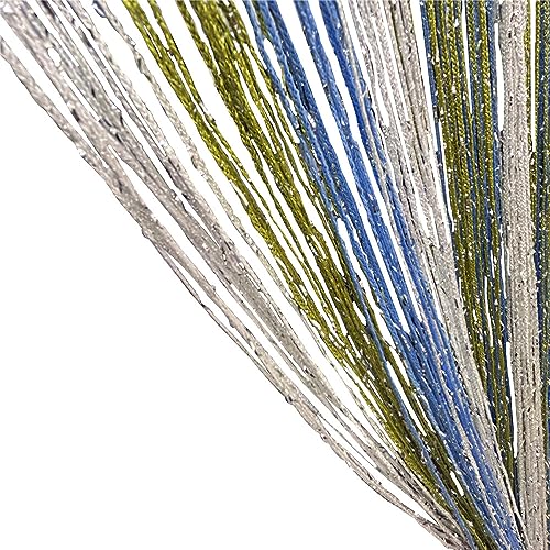 ave split Decorative Door String Curtain Wall Panel Fringe Window Room Blind Divider Tassel Screen Home 100cm*200cm (#018320)