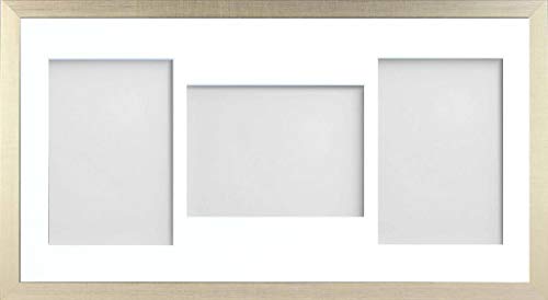 Frame Company Simpson Gold Multi Aperture Photo Frame, 20x10 for 7x5 inch (x3 PLP)
