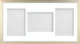 Frame Company Simpson Gold Multi Aperture Photo Frame, 20x10 for 7x5 inch (x3 PLP)