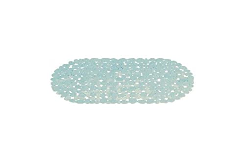 "MSV ""Pebbles Bathtub Mat, Light Blue, 68 x 35 cm"