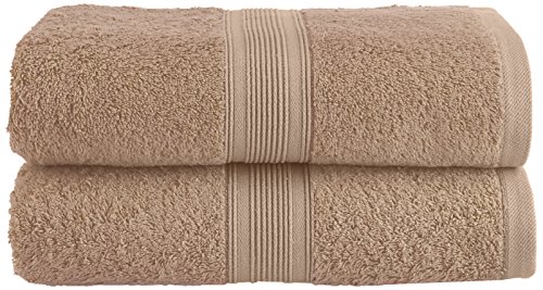 NatureMark NM-HT0801 terry cloth sauna towel 80 x 200 cm 100% cotton pack of 2 sand/beige