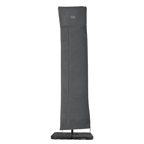 Sekey Heavy Duty Protective Cover for Cantilever Parasol - 260 x 65 cm - 600D Oxford Fabric Waterproof Anti-UV with Mounting Rod and Vents