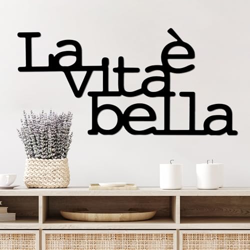 Stylish Black Decorative Metal Wall Accessory, 60 x 30 cm, 100% Metal, 1.5 mm Thickness, Lightweight (0.411 kg), Perfect for Modern Home Decor
