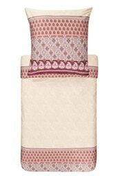 Bassetti Laglio Maco Satin Bed Linen Set Beige 41 Size 155 x 220 cm + 80 x 80 cm
