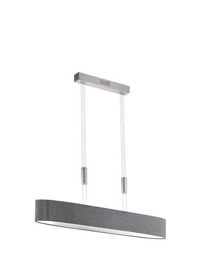 EGLO 95351 ROMAO LED Pendant Light in Nickel-Matt and Grey