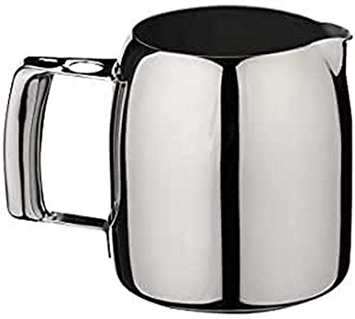 Caf?? Ol?? Universal 9000 Series 18/8 Stainless Steel Mirror Polished Milk/Cream Jug with Cool Touch Hollow Handle, 32oz