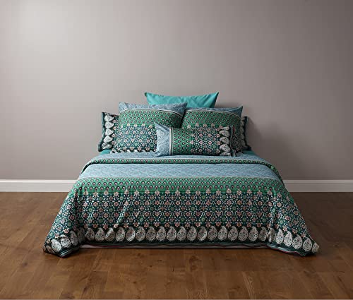 Bassetti Single Bedding Bed Linen, Cotton, Green, 140 x 200 cm