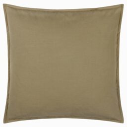Yard Slub Cotton Polyester Filled Cushion (Moss, 50 x 50 cm)