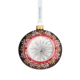 Waterford Holiday Heirlooms Ember Laurel Bauble