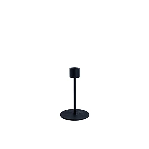 Candlestick 13 cm Black