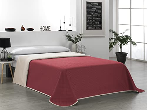 Martina Home Reversible Bedspread Beige Red for 135 cm Bed