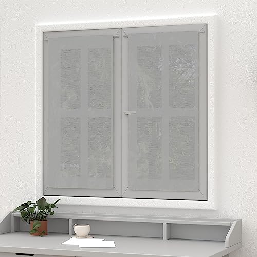 Soleil d'ocre Bise-Bise Window Treatments Curtains Grey 45 x 90 cm