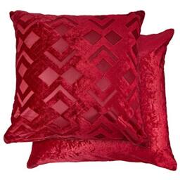 Emma Barclay Valencia - Cushion Cover in Red - 17x17 (43x43cm)
