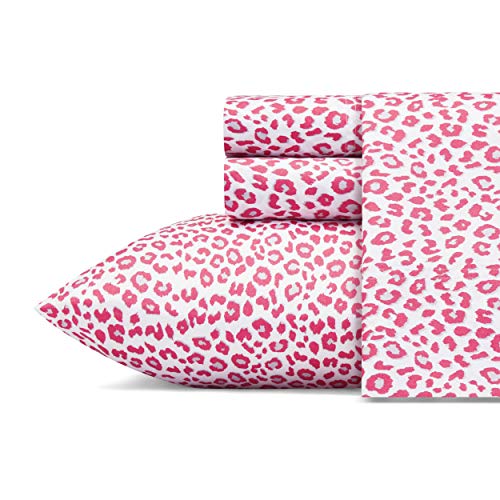 Betsey Johnson - Twin XL Sheets, Soft & Lightweight Bedding, Fade & Wrinkle Resistant (Leopard, Twin XL)