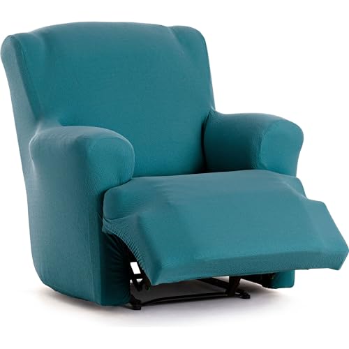 ECOMMERC3 - One-Piece Bi-Elastic Foot Together Relax Armchair Cover ??? Sofa Cover Feet Together Relax Colour Green Eseralda Fit Foams