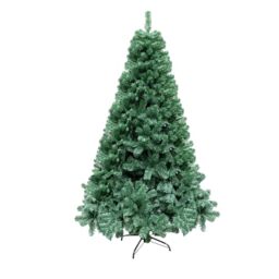 """Shatchi 7FT / 2.1M Alaskan Pine Green Artificial Christmas Tree Bushy, 800 Tips Xmas Home Decorations, PVC, 210CM / 7FT Green"""