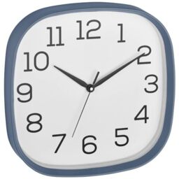 TFA Dostmann Dove Blue Analogue Wall Clock with Silent Sweep Drive Glass Cover 295 x 55 x 295 mm (L) 20.3053.06