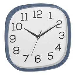 TFA Dostmann Dove Blue Analogue Wall Clock with Silent Sweep Drive Glass Cover 295 x 55 x 295 mm (L) 20.3053.06