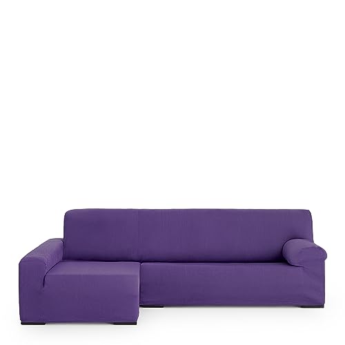 Eysa Poseidon Elastic Left Arm Chaise Longue Sofa Cover, Front View, Colour 2