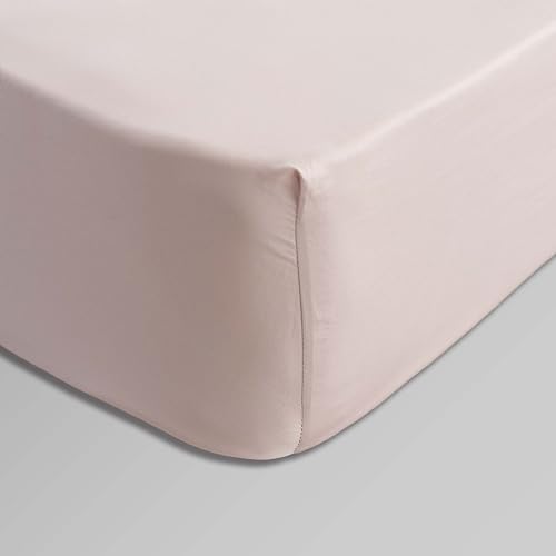 Fantasy Modern Fitted Sheet Taupe 90 x 200 cm
