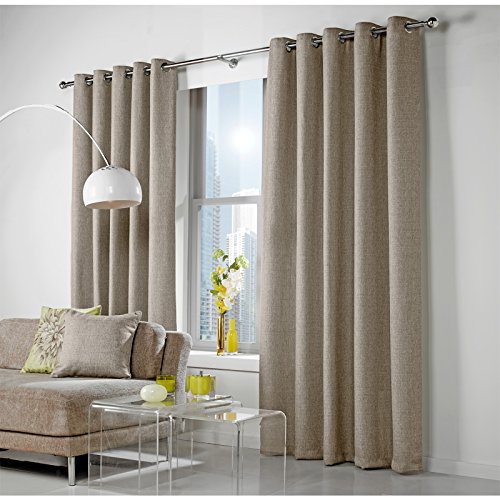 Just Contempo Basket Weave Curtains and Cushions