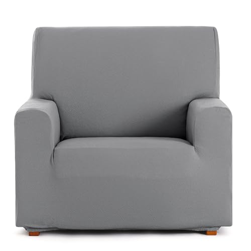 Eysa 1 Seater Bi-Elastic Sofa Cover Grey Harlem Design