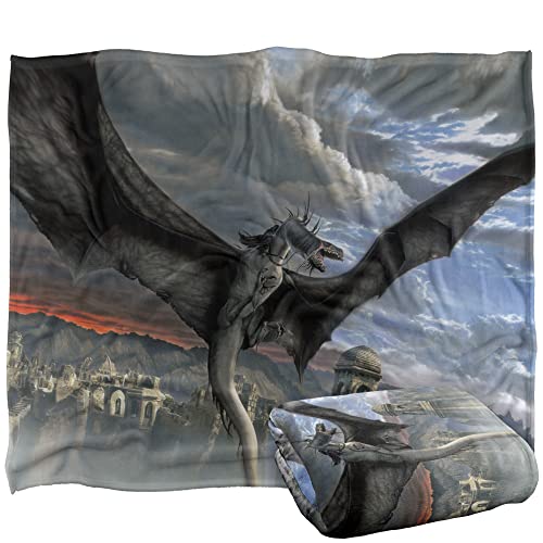 LORD OF THE RINGS The Blanket, 152 x 127 cm Fellbeast Painting Silky Touch Super Soft Throw Blanket