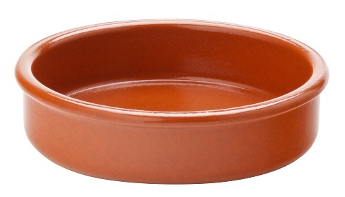 Utopia Estrella Terracotta Tapas Dish 10cm - Case of 24, Brown - Brings authentic style to commercial kitchens, optimized for hot or cold appetizers and reliable oven-to-table service.