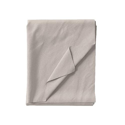 Homemania Plug Two – Double, Solid Colour – for Bed – with Grey Cotton Pillowcase, 240 x 290 cm